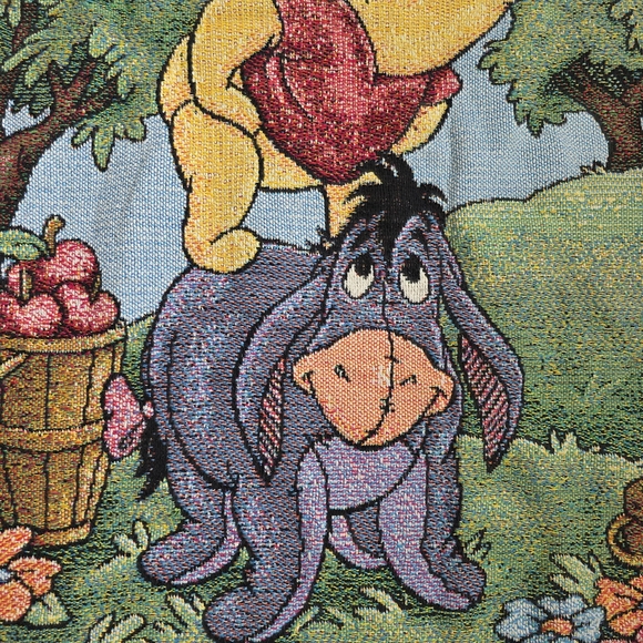 Vintage Winnie the Pooh 100 Acre Collection Blanket - Picture 3 of 8